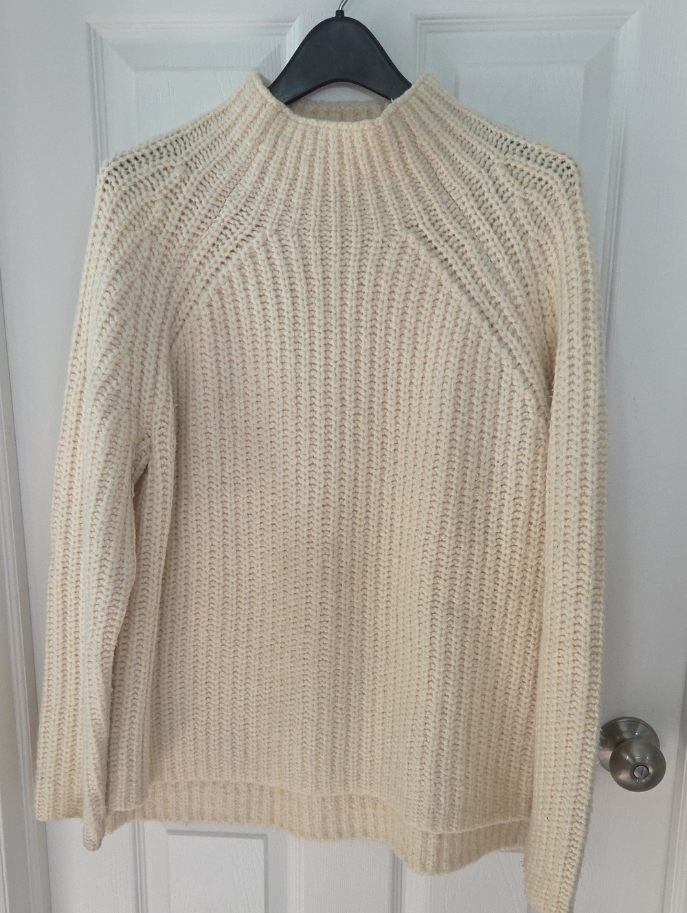 Theory Rifonia Chunky-Knit Turtleneck / Mock Neck Sweater L
